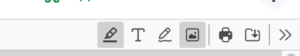 Screenshot of the QuillBot PDF editor toolbar (right)