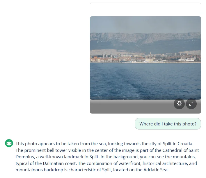 QuillBot AI Chat image to text prompt example