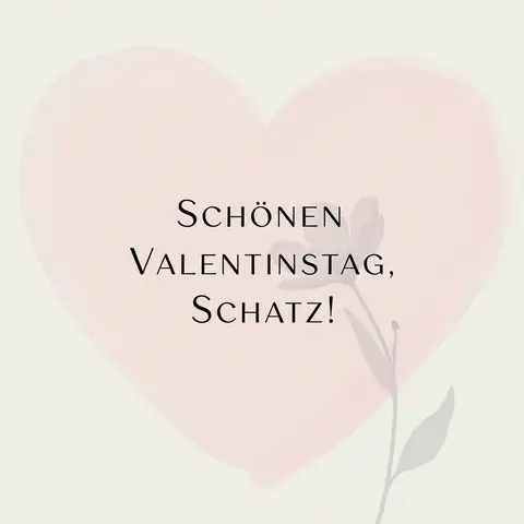 Dezentes Valentinstagsbild