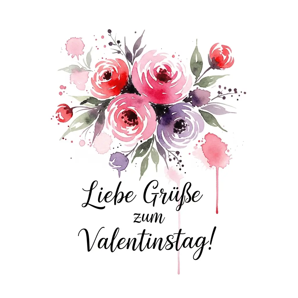 Liebe Grüße zum Valentinstag für Freunde
