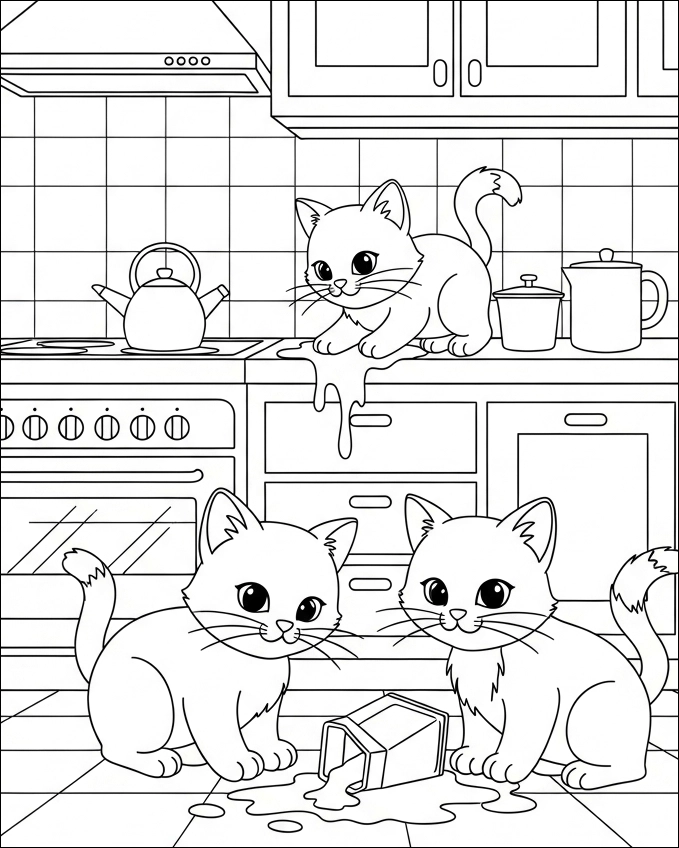 Katzen-Ausmalbild-13