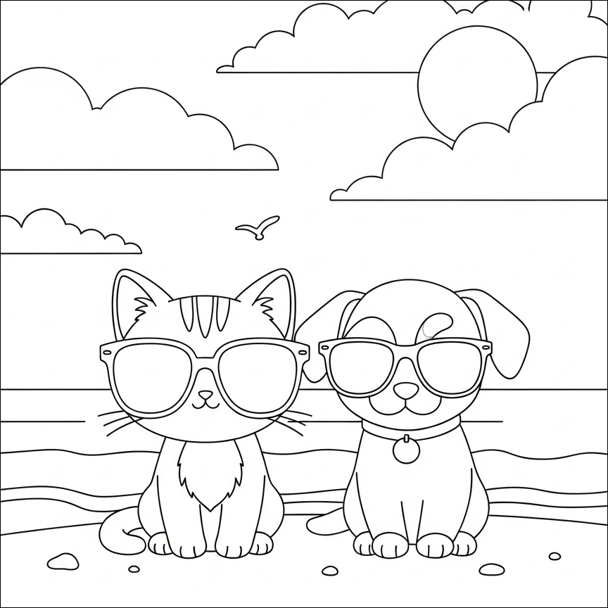 Katzen-Ausmalbild-23