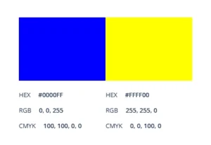 Komplementärfarben Beispiel