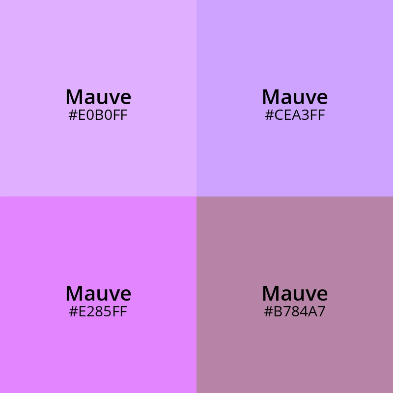 Mauve hex code
